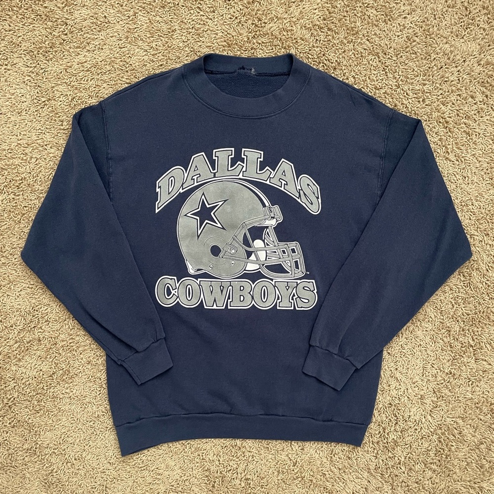 Vintage 90s Dallas Cowboys Sweatshirt Mens Small NFL Football Crewneck